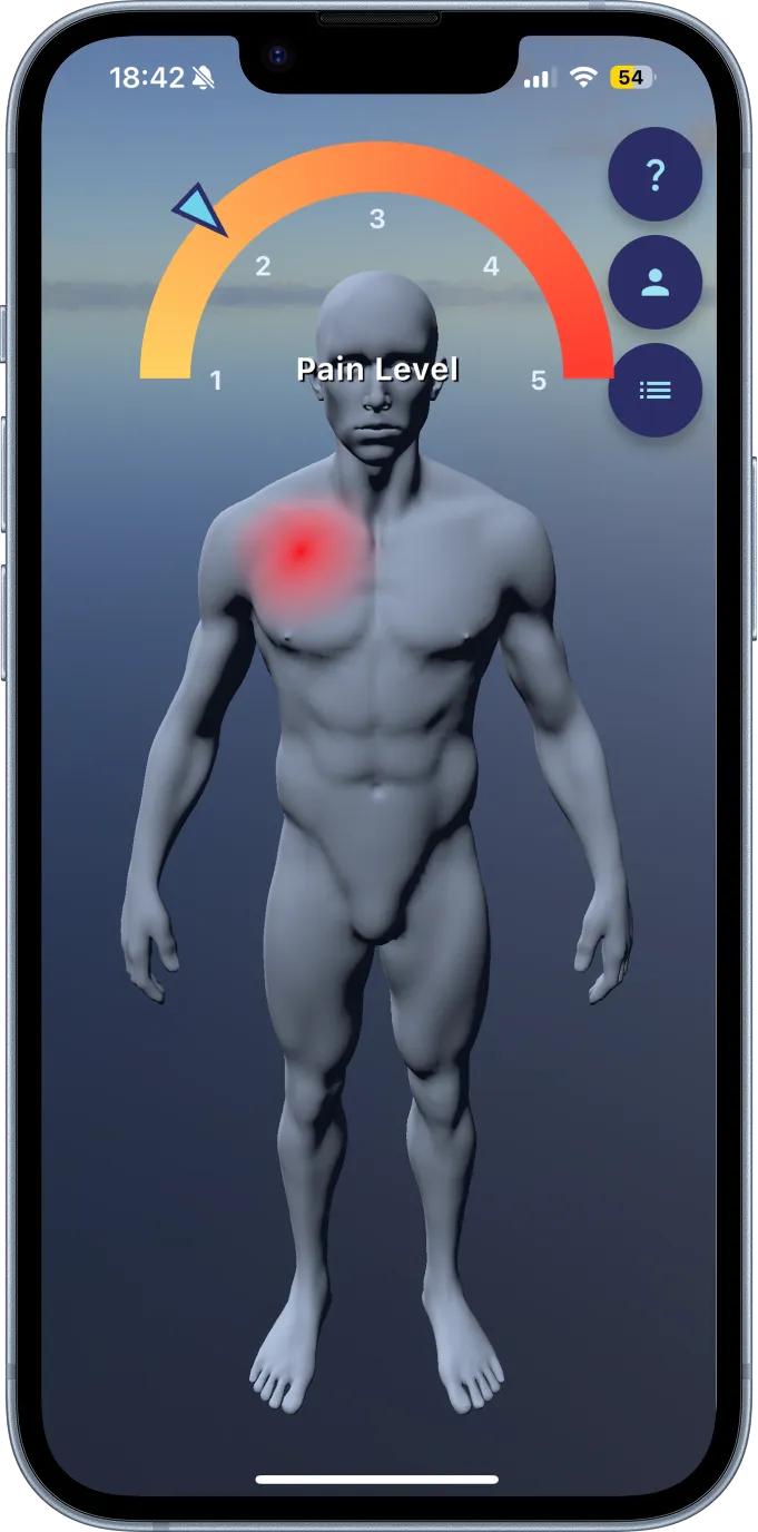 Step 1: Select body part
